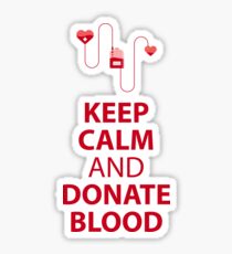 Blood Donation Sticker