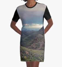 Stormfront over Sani Pass Graphic T-Shirt Dress