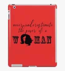 Woman power iPad Case/Skin