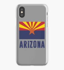 Arizona USA Flag Travel Stamp iPhone Case