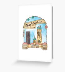 Berlin Charlottenburg watercolor illustration Greeting Card