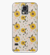 Funda/vinilo para Samsung Galaxy Girasoles y margaritas