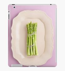 Fresh green asparagus iPad Case/Skin