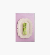 Fresh green asparagus Art Board