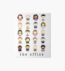 The Office Cartoon Characters Art Board