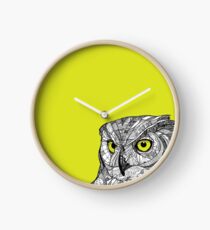 Ornate Owl Clock