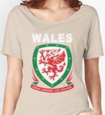 Wales National Football Game Theme Women's Relaxed Fit T-Shirt