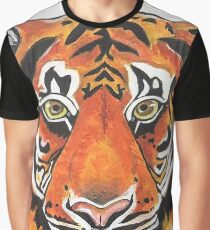 Tiger Mascot Graphic T-Shirt
