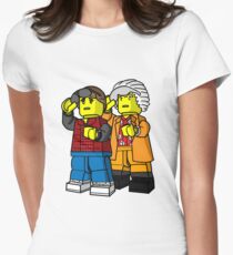 Back To The Future Lego Women's Fitted T-Shirt