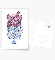 Amethyst Schlange Postkarten