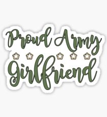 Proud Army Girlfriend Sticker