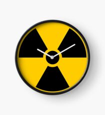 Reloj Señal de advertencia de radiación - Trébol