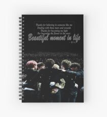 BTS - Beautiful Moment In Life Spiral Notebook