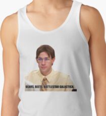Jim Halpert - Bären, Rüben, Battlestar Galactica Tanktop für Männer