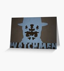 Watchmen - Rorscach Greeting Card