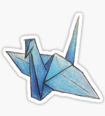 Paper crane Sticker