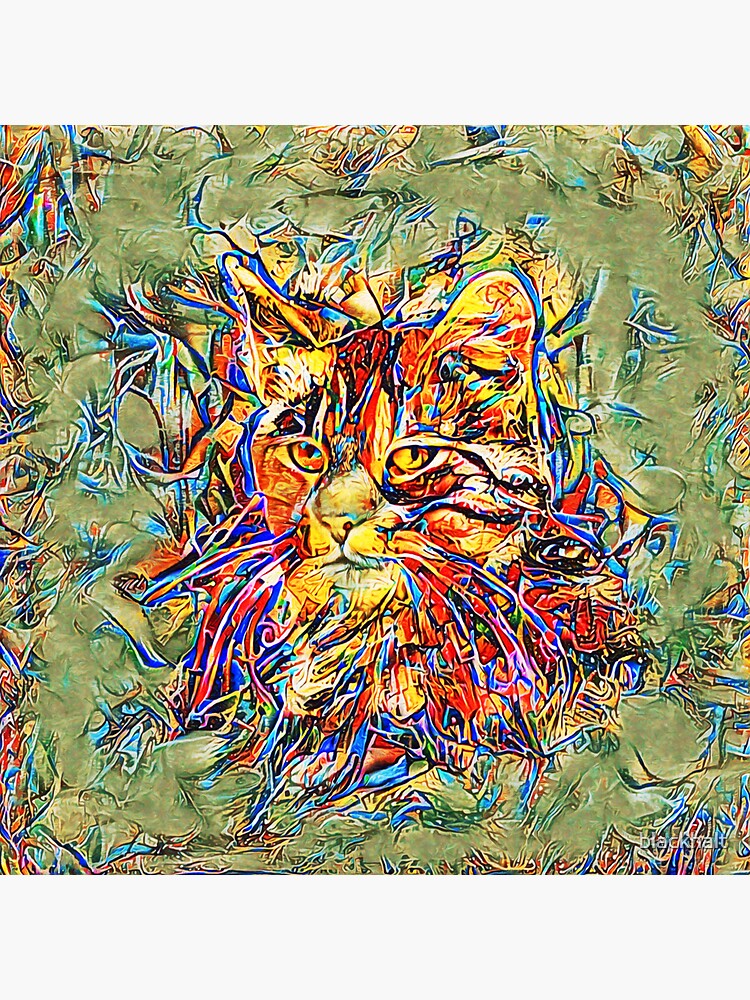 Ninja Cat. Deep Neural Networks #Art by blackhalt