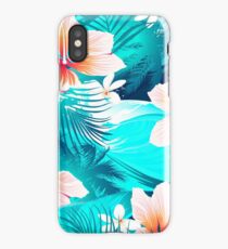 Hibiscus flowers at the beach iPhone XS Case