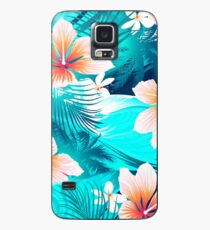 Hibiscusblumen am Strand Hülle & Klebefolie für Samsung Galaxy