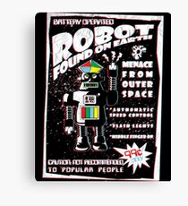 Robot Found On Earth Canvas Print