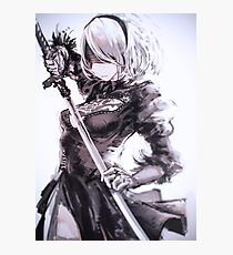 Nier Automata 2B Photographic Print