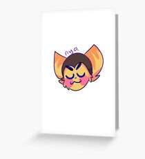 Ratchet's Nyas Greeting Card
