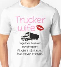 Trucker Wife - Pink Unisex T-Shirt
