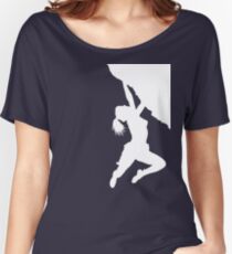 girl bouldering Women's Relaxed Fit T-Shirt