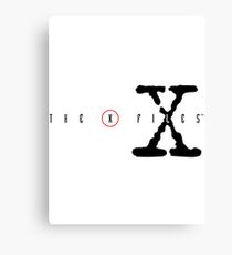 The X Files Logo Canvas Print