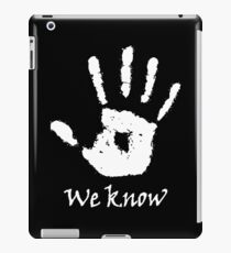 We Know Dark Brotherhood iPad Case/Skin