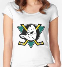 Mighty Ducks Anaheim Women's Fitted Scoop T-Shirt