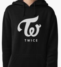 twice silver logo Pullover Hoodie