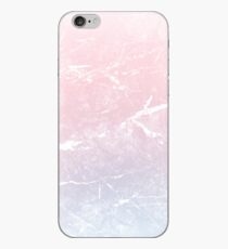 Pink and Blue Marble Gradient Effect iPhone Case