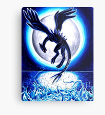 Lugia Dark Pokemon XD Metal Print