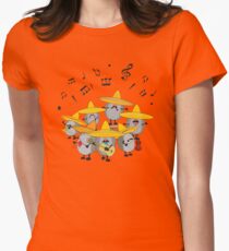 Camiseta entallada para mujer mariachi erizos