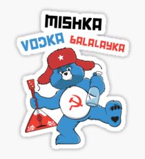 Mishka, Vodka, Balalayka! Sticker