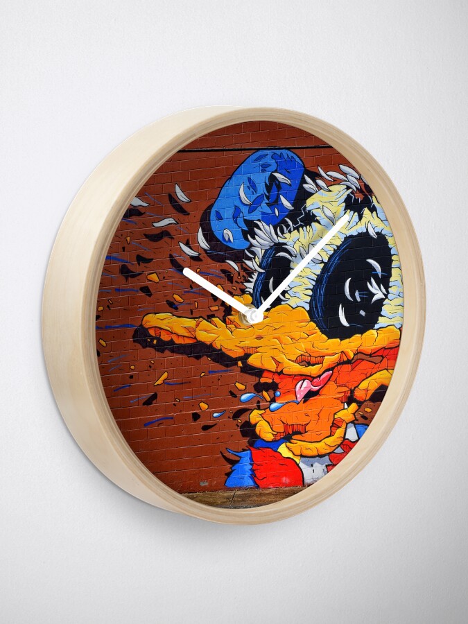 Alternate view of Donald Duck - Artist Matt Gondek - Atlanta Graffiti Clock