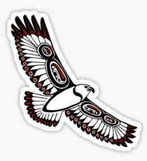 Der Hawk's Flight_gray Sticker