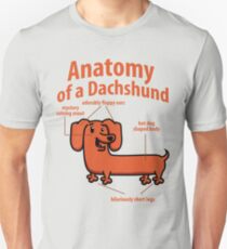 anatomy of a dachshund tshirts Unisex T-Shirt