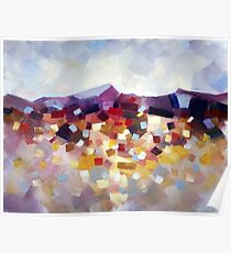 Abstract landscape Poster