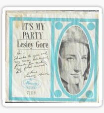 It's My Party 45 sleeve Sticker