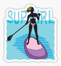 SUP Girl Sticker