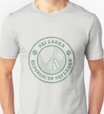 Sri Lanka Travel Destination Stamp Unisex T-Shirt