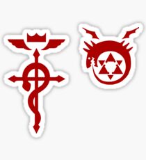 Fullmetal Alchemist Ouroboros + Flamel Rot Sticker