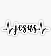 Jesus Heartbeat Sticker