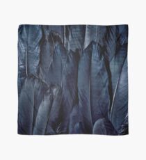 Black Feather Close Up Scarf
