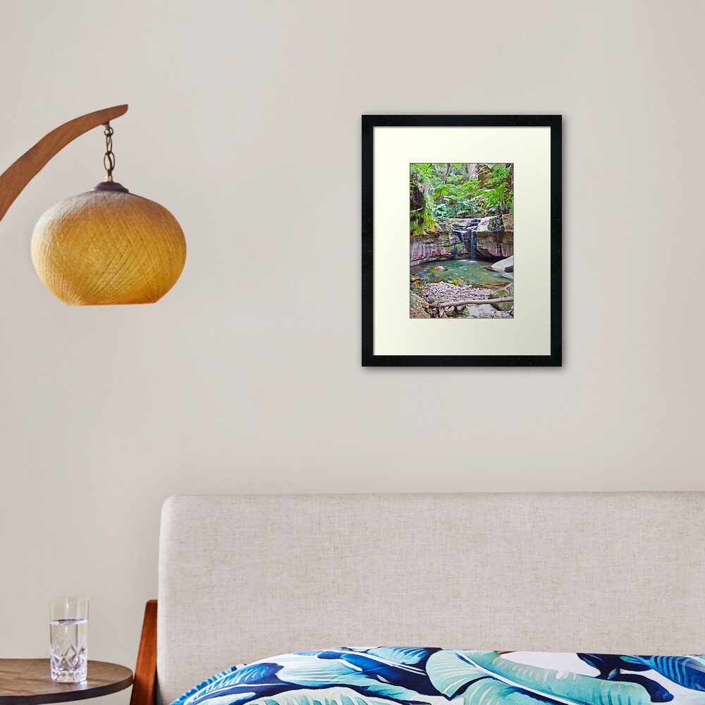 The Moss Gardens II Framed Art Print