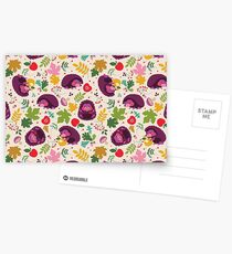 Hedgehog Print Postcards