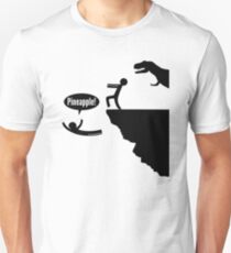 Know When to Use Pineapple (black) Unisex T-Shirt