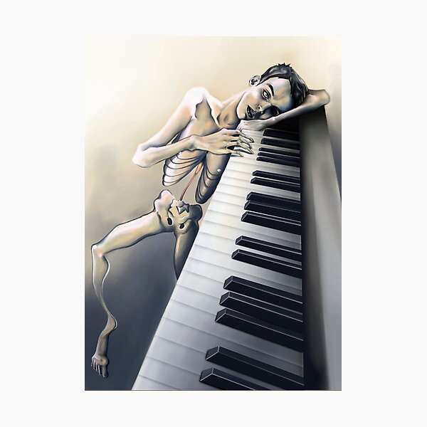Piano Man Photographic Print